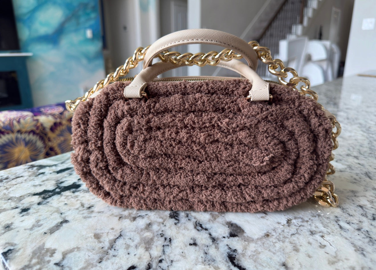 “A penny for your thoughts” small handle purse