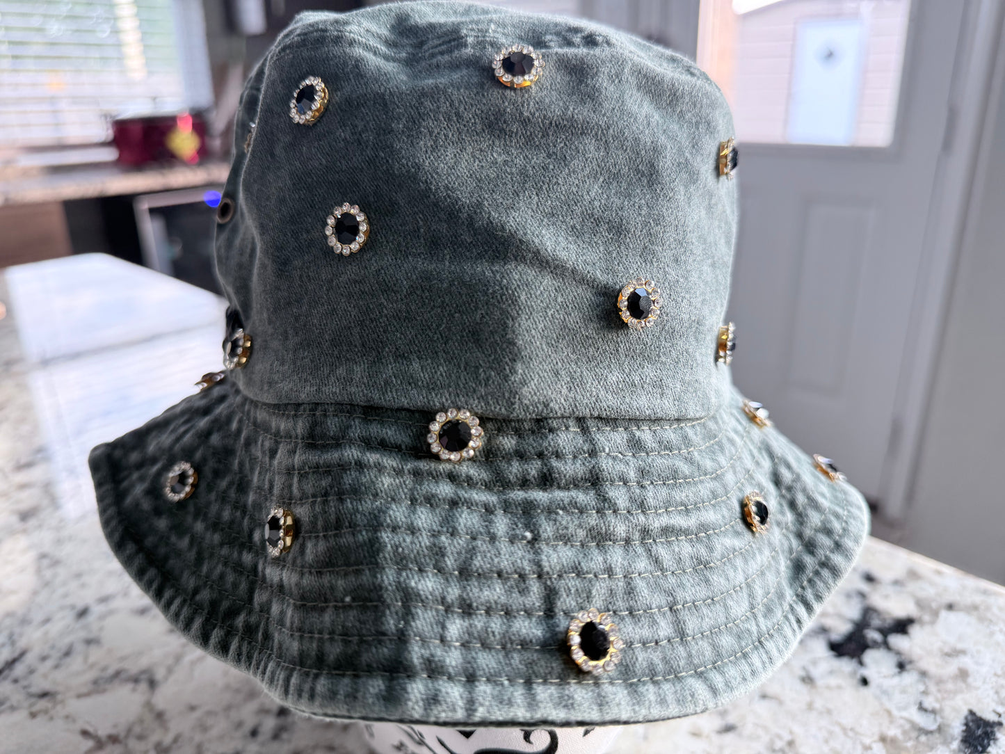 Embellished Bucket Hat