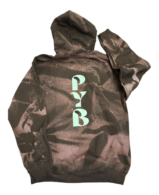 Vibe Peddler Hand Bleached Hoodie