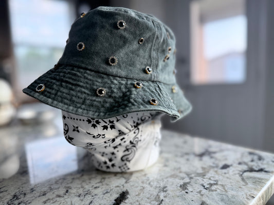 Embellished Bucket Hat