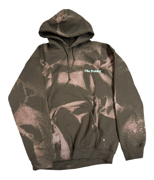 Vibe Peddler Hand Bleached Hoodie